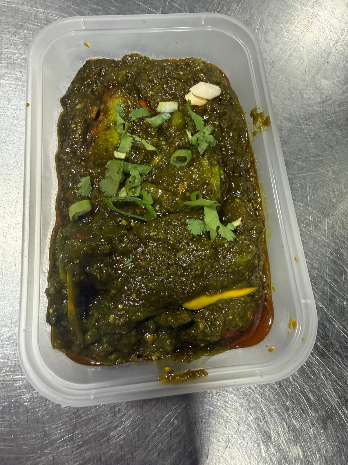 Crazy Green Chilli Chicken